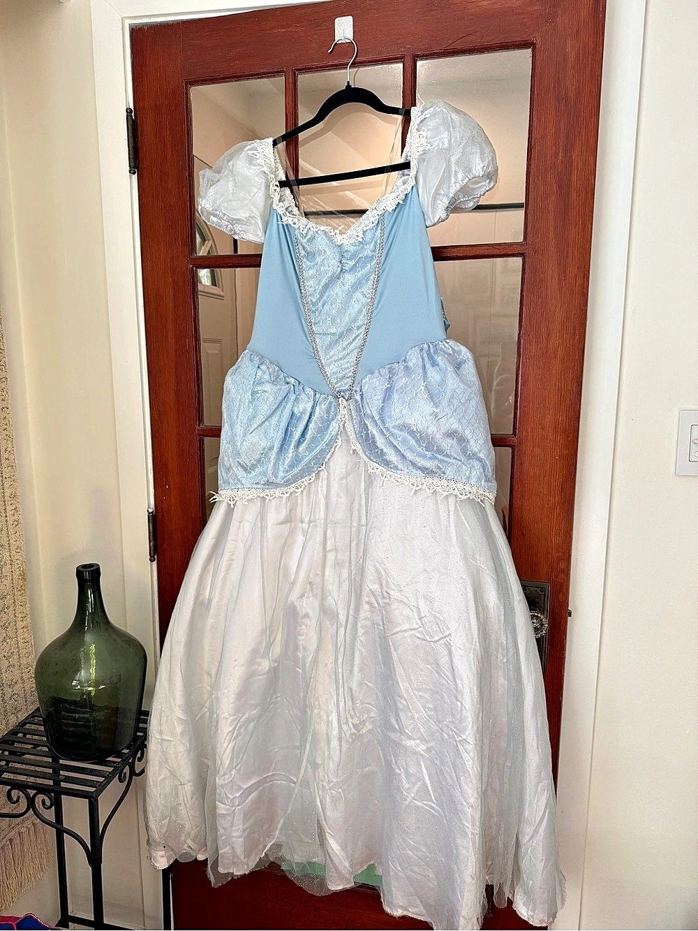 Forum Novelties Storybook Princess Costume Blue & White Maxi Dress